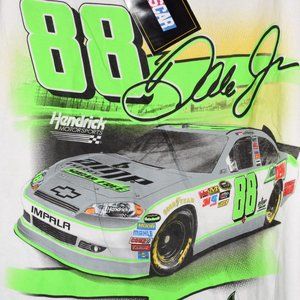 Nascar Dale Jr #88 T-Shirt 3X White NWT 100% Cotton AMP Energy Hendrick